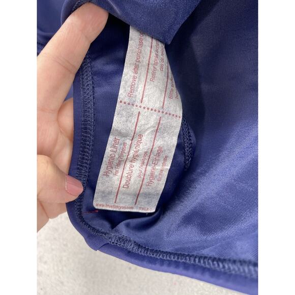 NWT Lands End Swim Bottom Womens Sz XL (18) Navy Blue High Waist Slimming $36 - Picture 5 of 9